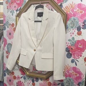 White Blazer by Banana Republic